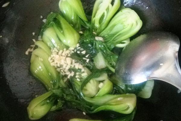 生炒油菜的做法图解4
