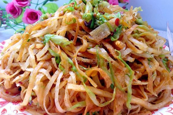 老干妈炒饼的做法图解18