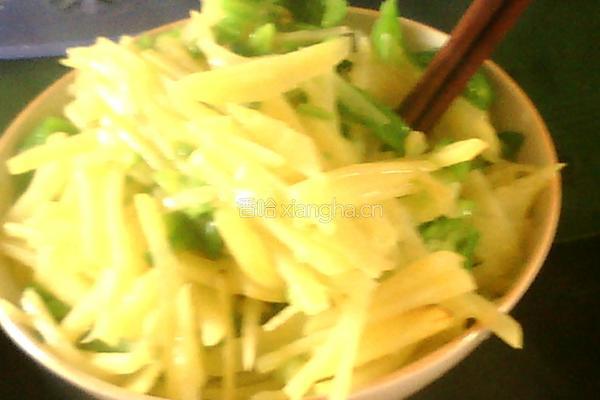 土豆爆炒辣椒