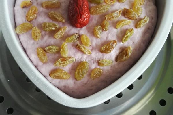 爱心紫薯发糕的做法图解7