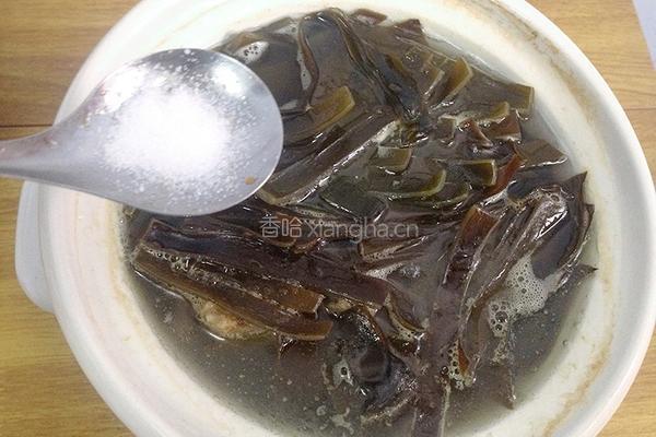 山药海带排骨汤的做法图解11