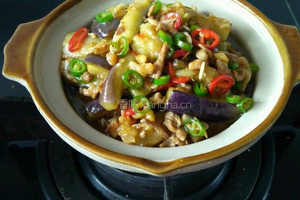 肉末茄子煲的做法图解7