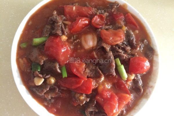 番茄炒牛肉的做法图解13