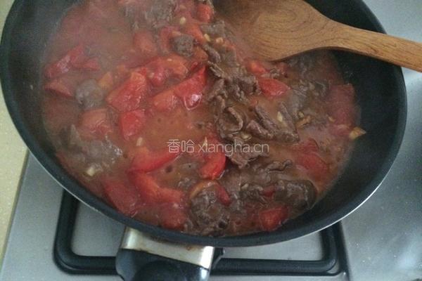 番茄炒牛肉的做法图解11