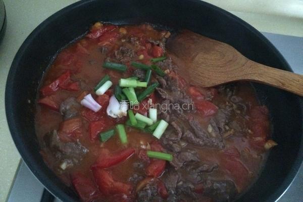 番茄炒牛肉的做法图解12