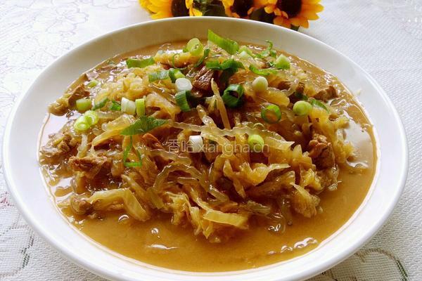 酸菜炖粉条的做法图解10