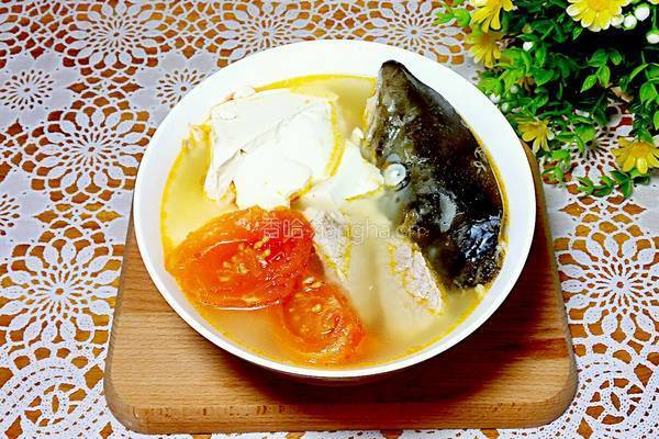 三文鱼头豆腐汤的做法图解6