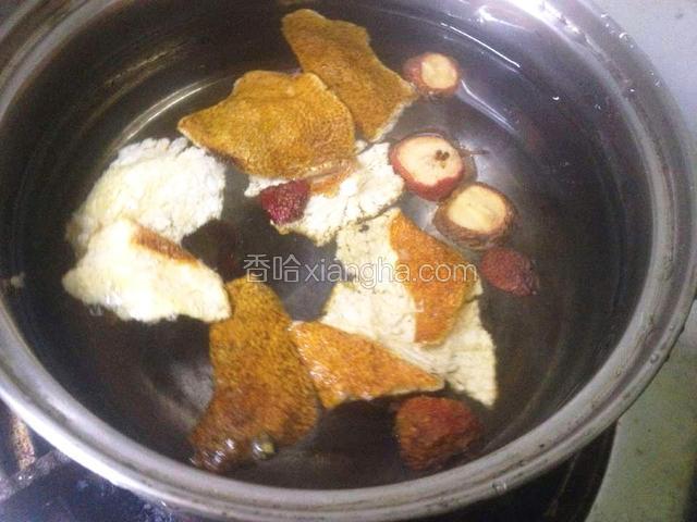 加入清水.