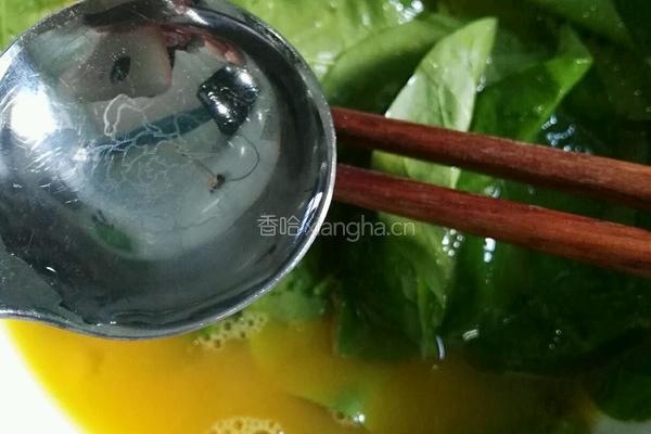枸杞叶炒鸡蛋的做法图解5