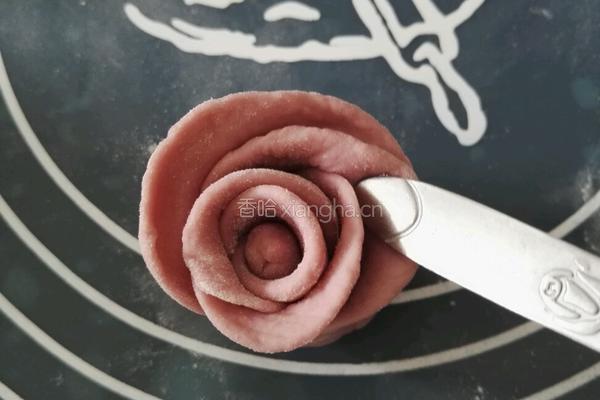 紫薯玫瑰馒头的做法图解12
