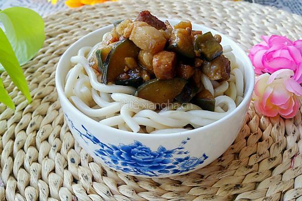茄子卤面的做法图解13