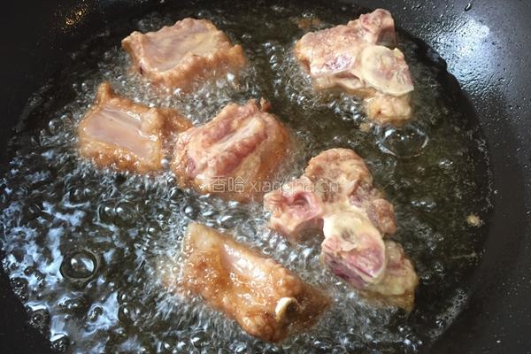 橙汁排骨的做法图解4