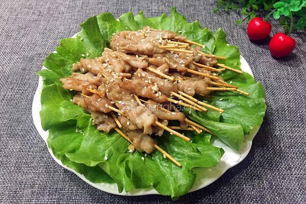 孜然牙签肉的做法图解12
