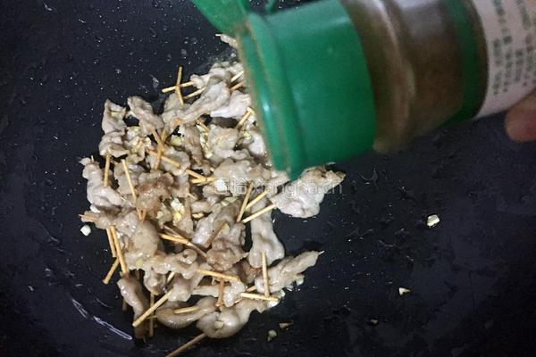 孜然牙签肉的做法图解10