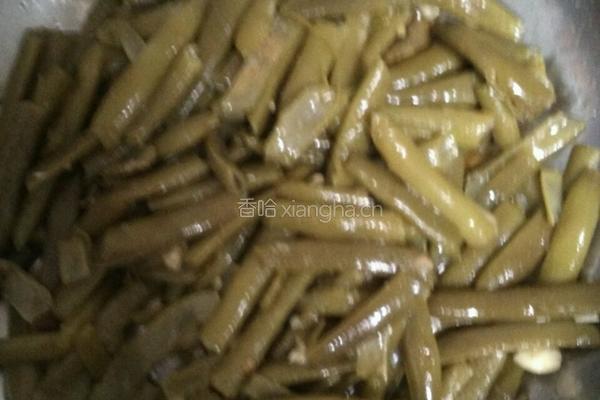 蒜泥豆角的做法图解3