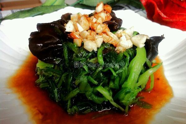 蒜油泡菠菜的做法图解5