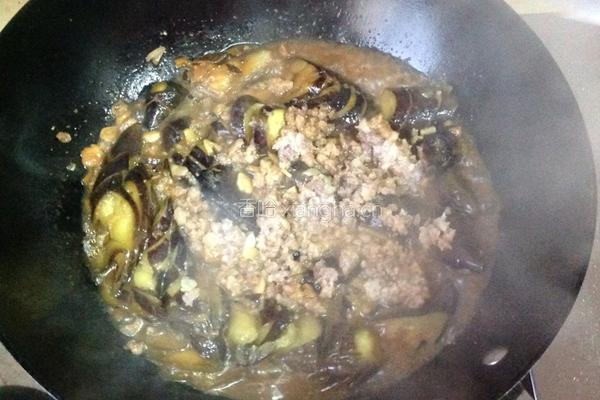肉末茄子的做法图解12