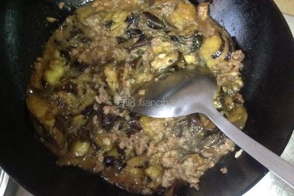 肉末茄子的做法图解13