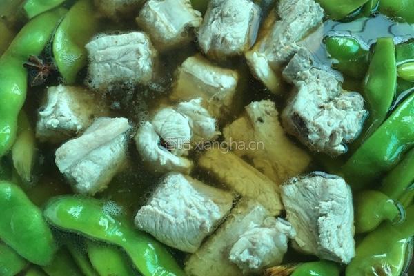 东北油豆角炖排骨的做法图解4