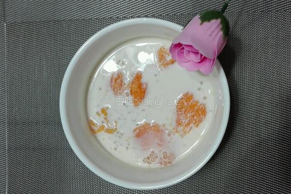 芒果牛奶西米露的做法图解5