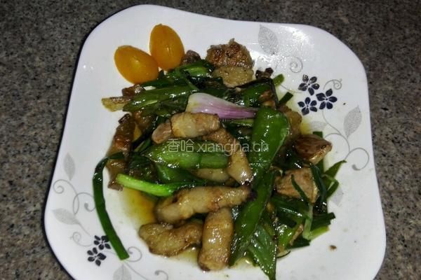 辣椒炒回锅肉的做法图解1