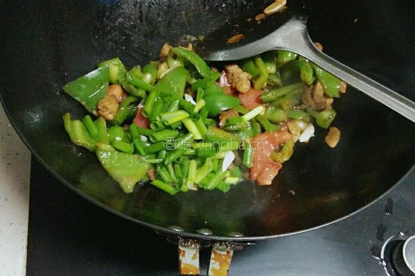 肉炒青椒的做法图解7