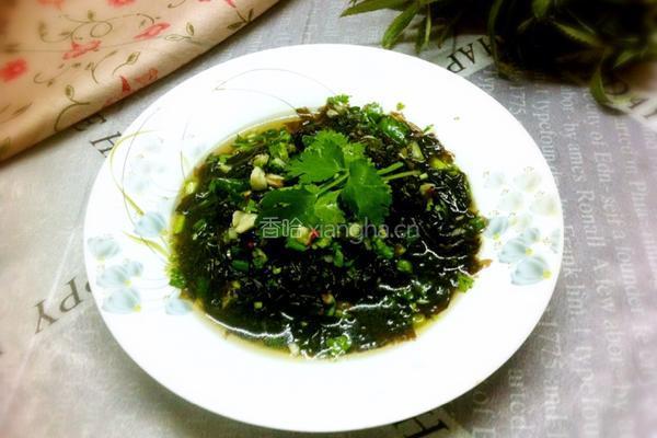 凉拌紫菜的做法图解5