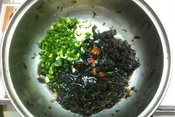 凉拌紫菜的做法图解4