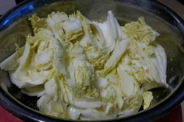 朝鲜辣白菜的做法图解4