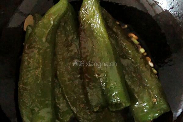 油焖尖椒的做法图解5