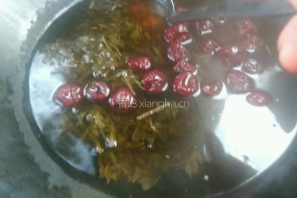 艾叶大蒜煮鸡蛋的做法图解9