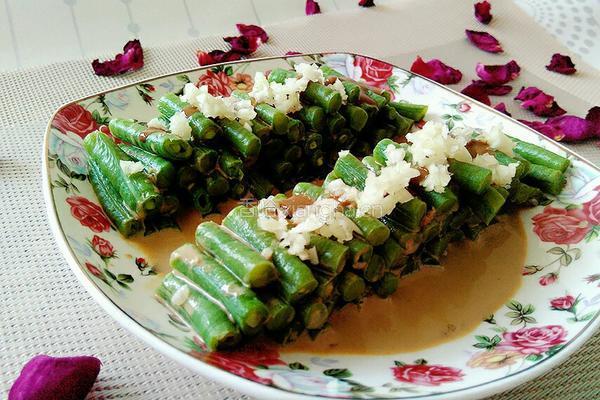 芝麻酱拌豆角的做法图解6