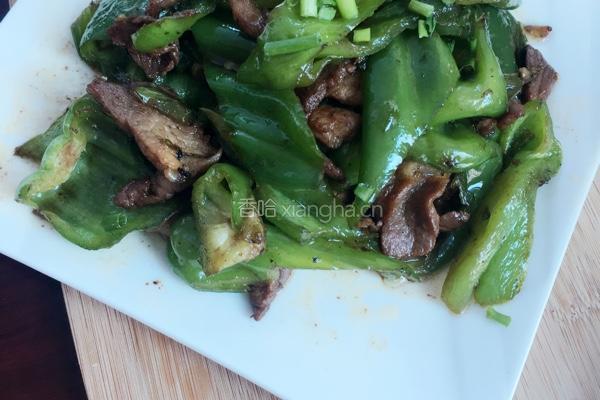 青椒炒肉片的做法图解6