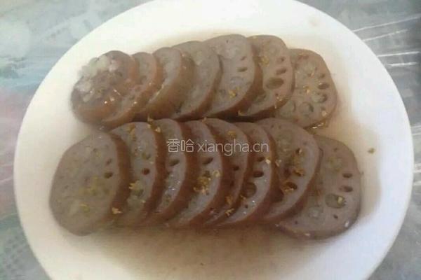 冰糖桂花糯米藕的做法图解4