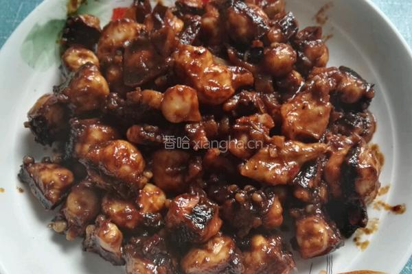 辣酱炒八爪鱼的做法图解5