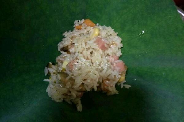 荷叶饭的做法图解5