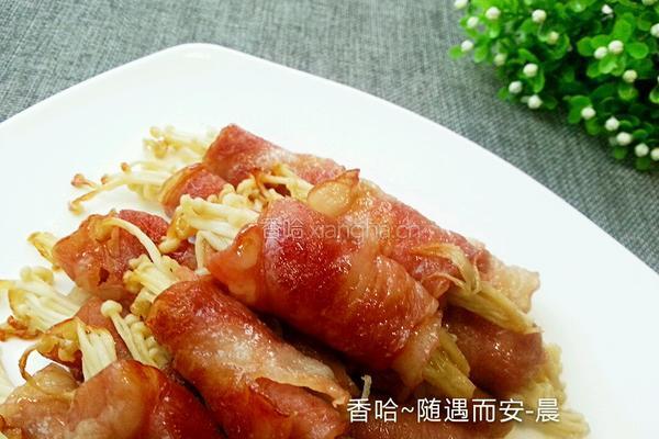 培根金针菇卷的做法图解10