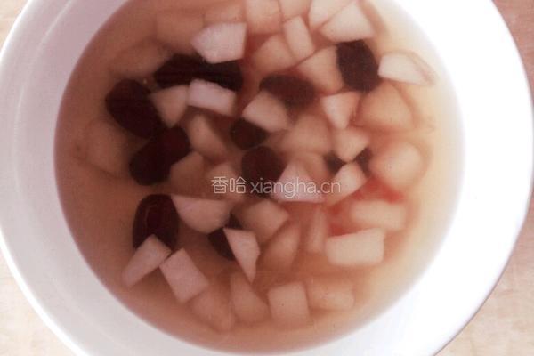 红枣雪梨炖冰糖