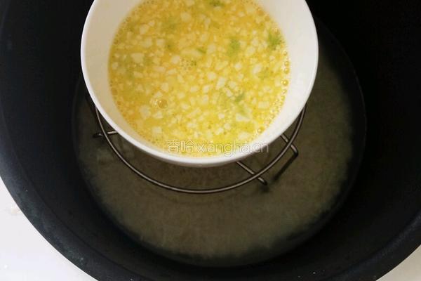 花菜肉沫蒸蛋的做法图解3