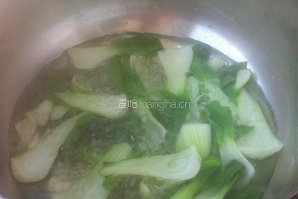 清炒油菜的做法图解2