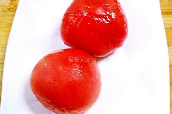 大头菜炒西红柿的做法图解1