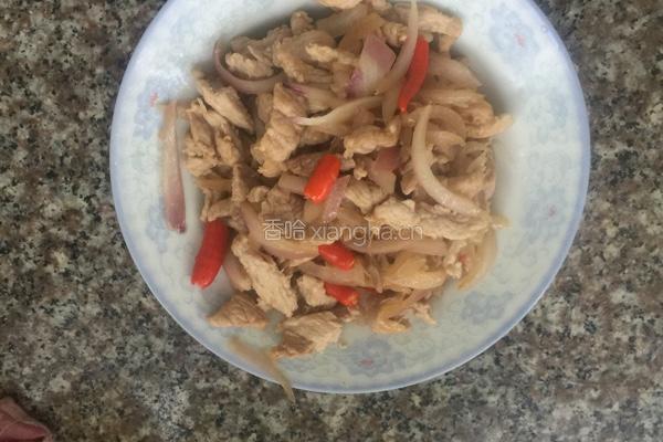洋葱炒肉丝的做法图解4