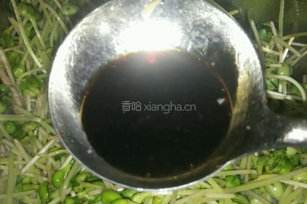 肉丝炒豆苗的做法图解6