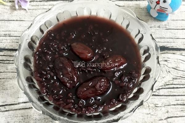 黑米红枣粥的做法图解6