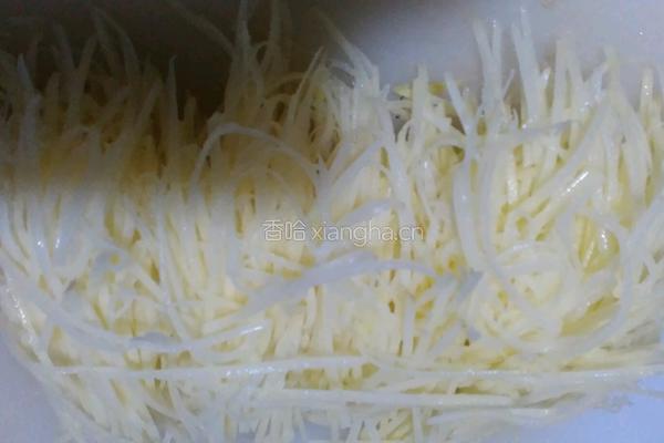 炝拌土豆丝的做法图解2