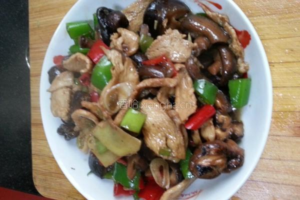 香菇鸡脯肉的做法图解6