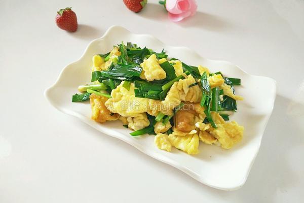 韭菜炒鸡蛋的做法图解9