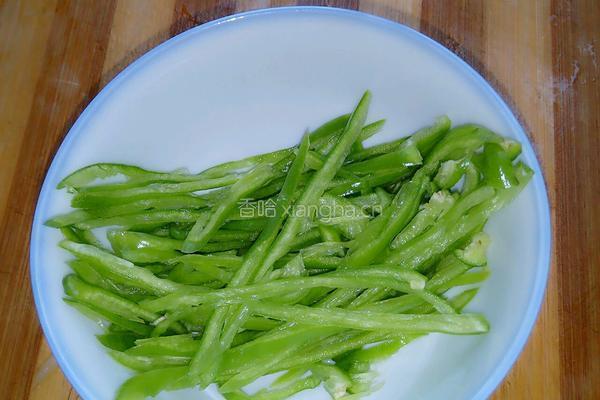 拌老虎菜的做法图解2