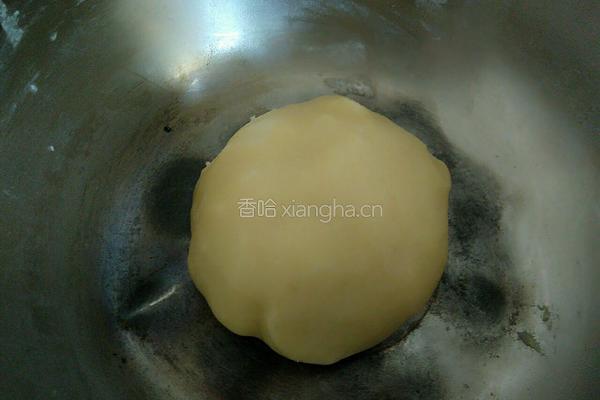 白皮红豆 紫薯饼的做法图解5
