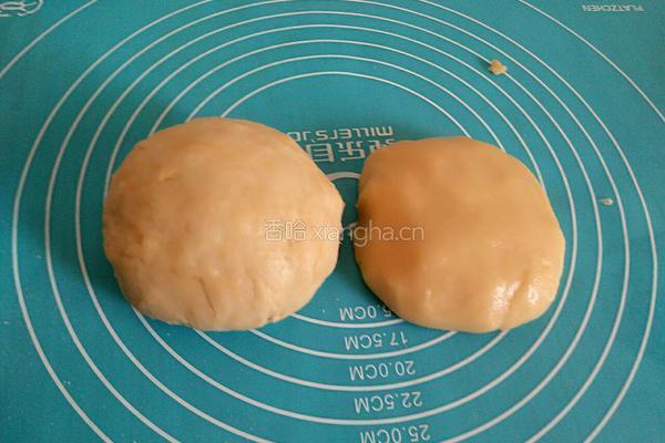 白皮红豆 紫薯饼的做法图解6